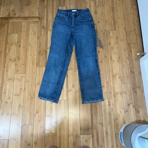 Good American Soft Tech Good Legs Straight Jeans